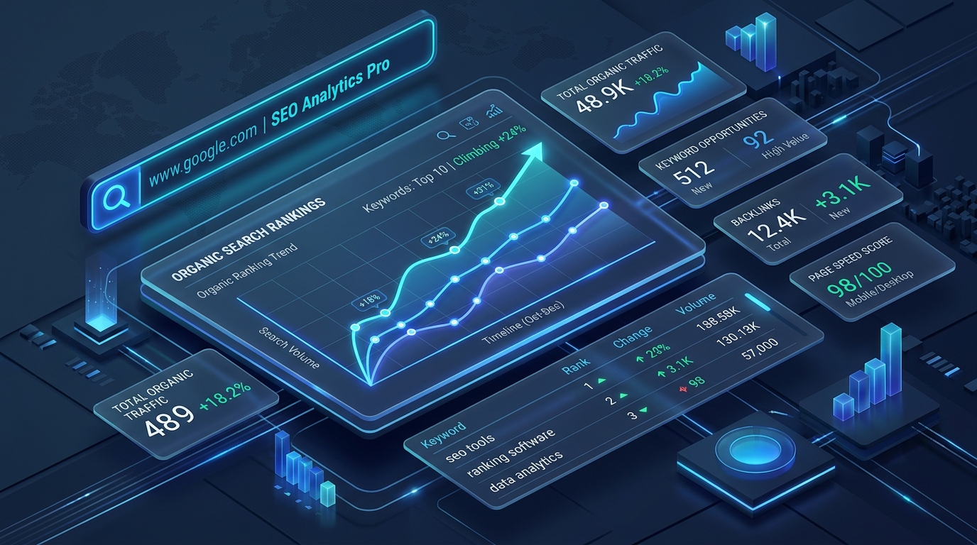SEO Analytics Dashboard and Organic Rankings in Jaipur